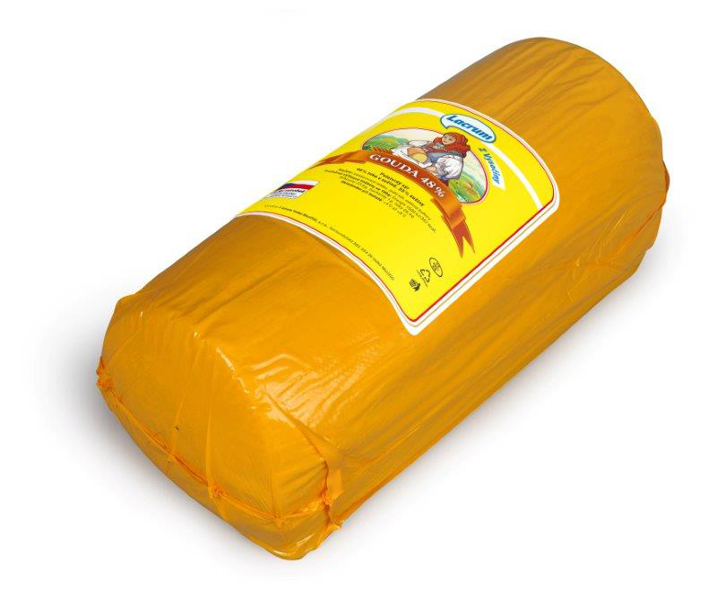 Gouda 48%, cihla 