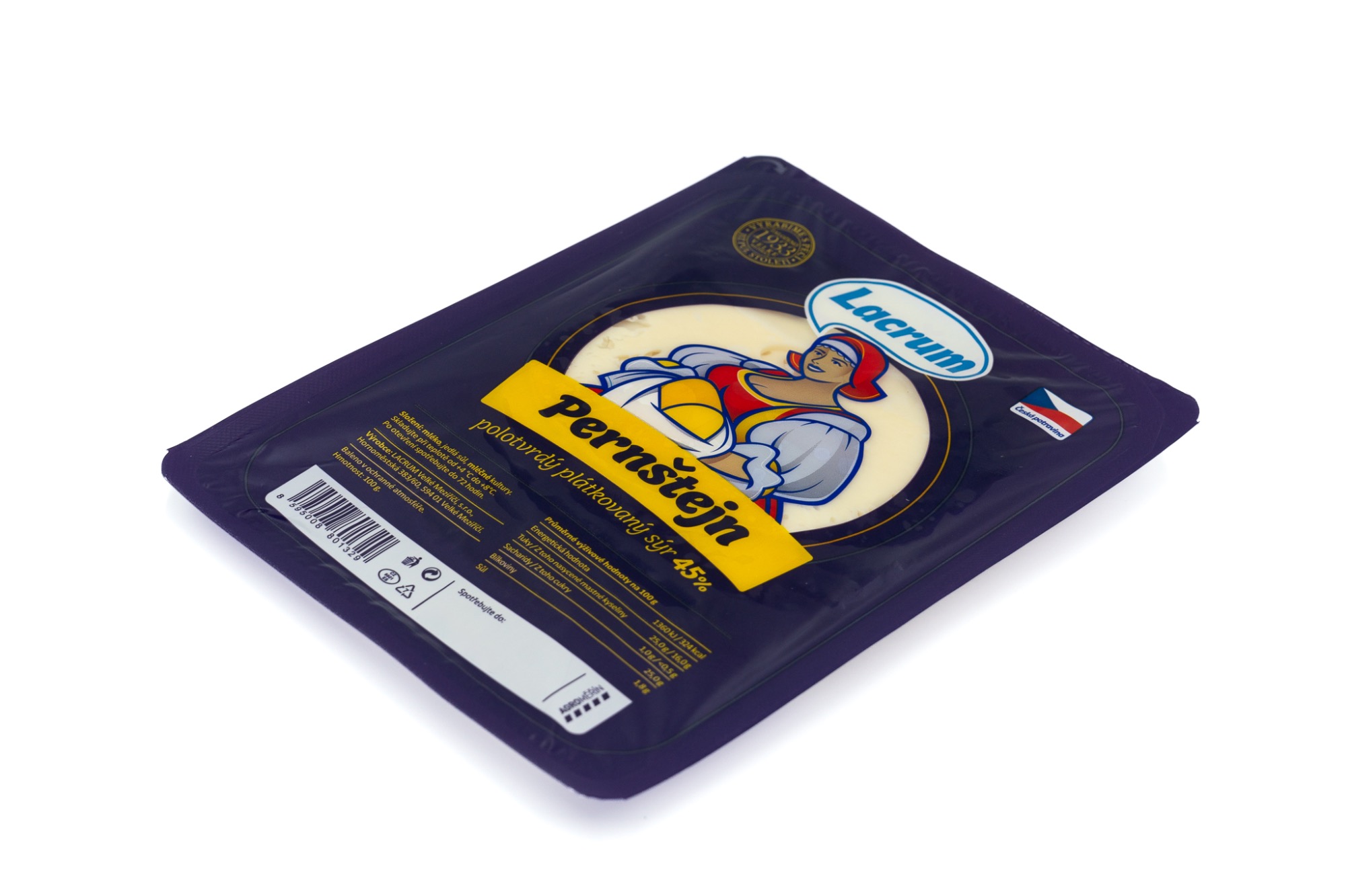 Pernštejn sýr 45%, plátky